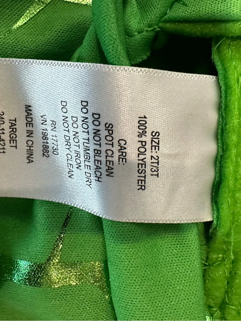 Halloween costume cactus from target Sz 2T-3T NWOT